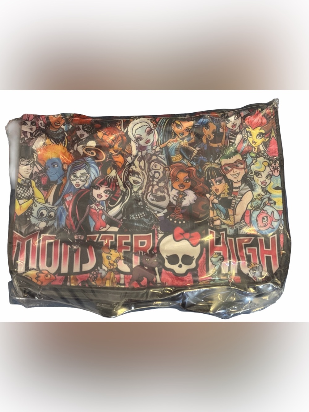EWJHE Monsters High Backpack/Bookbag
Multi-Colored Character Collage, Unisex NWT - Picture 2 of 5